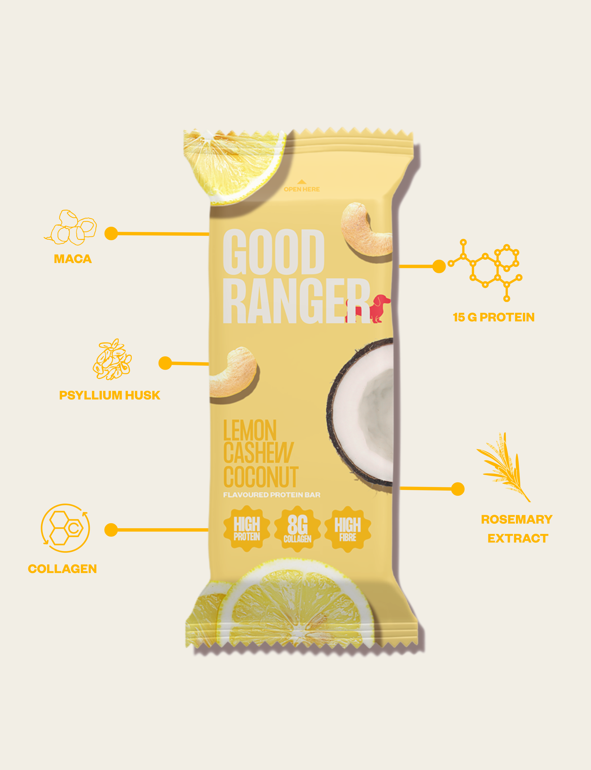 Lemon Cashew Coconut